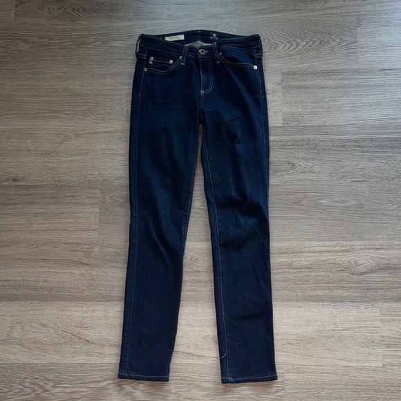 AG Adriano Goldschmied Dark Indigo Skinny Jeans - Picture 1 of 5